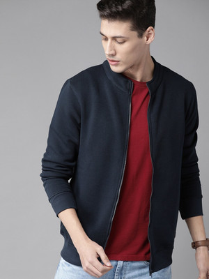 Roadster Full Sleeve Solid Men Sweatshirt
