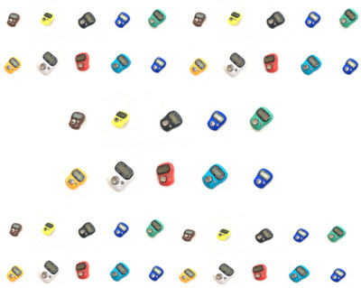 Aim Emporium Hand Tally Counter Small Size Multicolor Electronic Finger Counter (Pack Of 50 Pc) Digital Tally Counter(Multicolor Pack of 50)