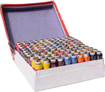 iCraft Mulicolor Thread(150 m Pack of100)