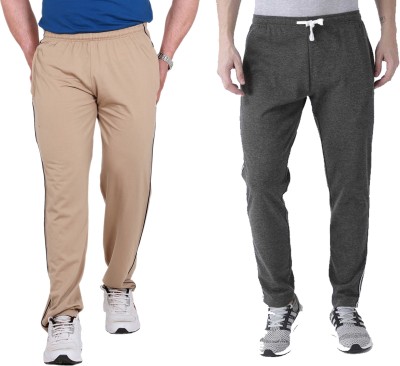 Epoxy Solid Men Beige, Grey Track Pants