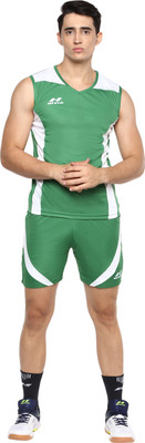 NIVIA Flash Vollyball Jersey Set Solid Men Track Suit