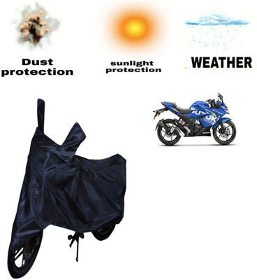 PRPaccessories Two Wheeler Cover for Universal For Bike(Black)