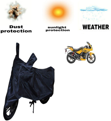 PRPaccessories Two Wheeler Cover for Universal For Bike(Black)