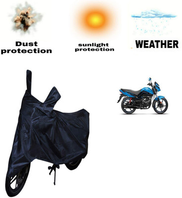PRPaccessories Two Wheeler Cover for Universal For Bike(Black)
