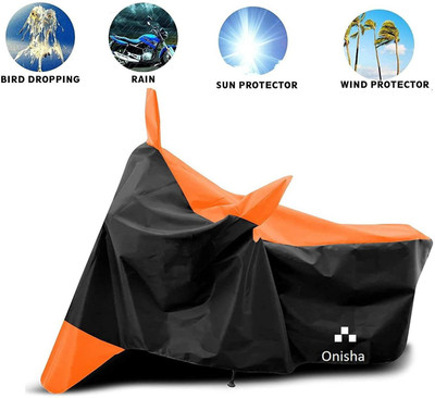 Zection Two Wheeler Cover for Bajaj(Discover 100 DTS-i, Orange)