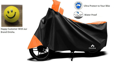 Onisha Two Wheeler Cover for Hero(Electric Optima, Orange)