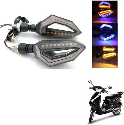 AuTO ADDiCT Front, Rear, Side LED Indicator Light for Mahindra Rodeo(Blue, Yellow)