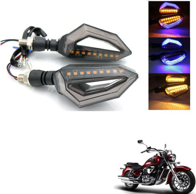 KOZDIKO Front, Rear LED Indicator Light for Hyosung ST7(Blue)