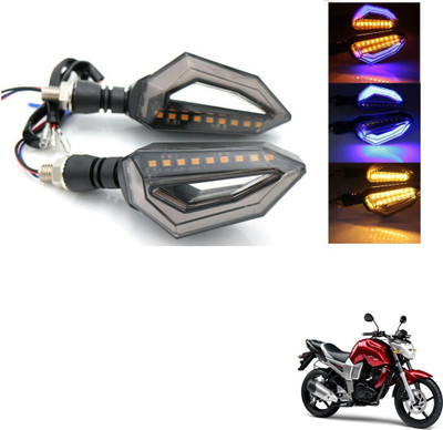 KOZDIKO Front, Rear LED Indicator Light for Yamaha FZ16(Blue)