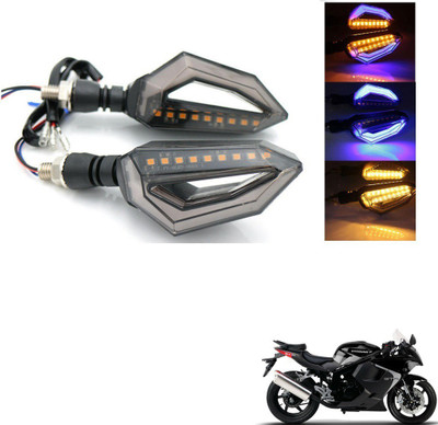 KOZDIKO Front, Rear LED Indicator Light for Hyosung GT250R(Blue)