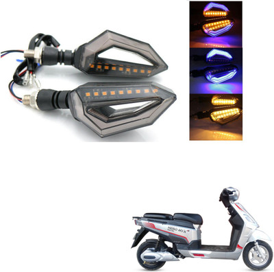 AuTO ADDiCT Front, Rear, Side LED Indicator Light for Hero Maestro(Blue, Yellow)