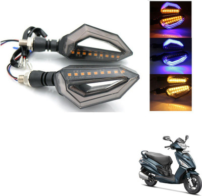 AuTO ADDiCT Front, Rear, Side LED Indicator Light for Hero Duet(Blue, Yellow)