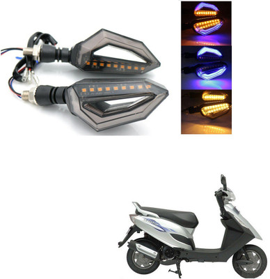 AuTO ADDiCT Front, Rear, Side LED Indicator Light for Bajaj Centra(Blue, Yellow)