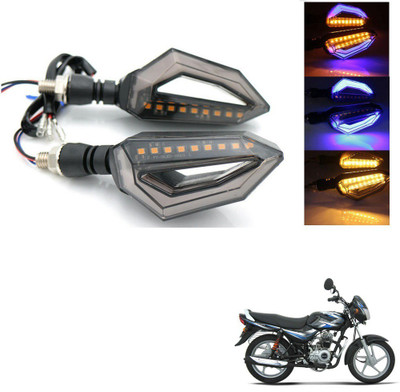 KOZDIKO Front, Rear LED Indicator Light for Bajaj CT 100(Blue)
