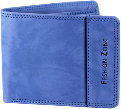 Fashion Zone Boys Blue Artificial Leather Wallet(4 Card Slots)