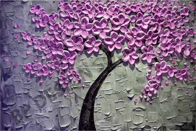 BPDESIGNSOLUTION Floral & Botanical Multicolor Wallpaper(60 cm x 90 cm)