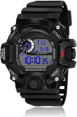 Trex s-shock Chronograph Water & Shock Resistance Alarm Digital Watch  - For Boys