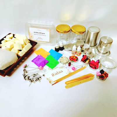 IKALAA Candle Making Kit – 3 in 1 with 81 Item
