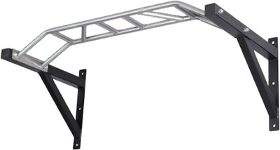 ks creations Heavy duty chin up bar monkey bar style -black & silver Chin-up Bar(Black)