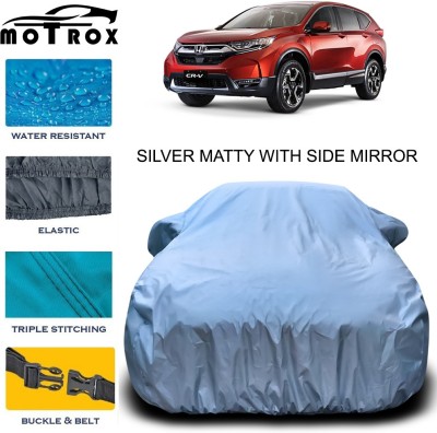 MoTRoX Car Cover For Honda CR-V (With Mirror Pockets)(Silver)