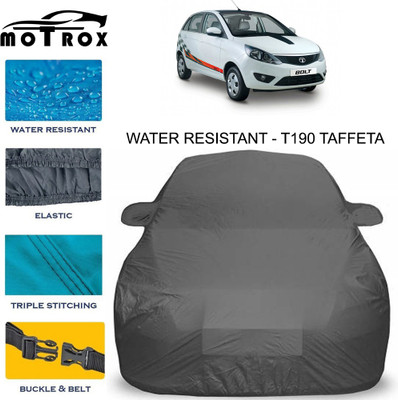 MoTRoX Car Cover For Tata Bolt (With Mirror Pockets)(Grey)