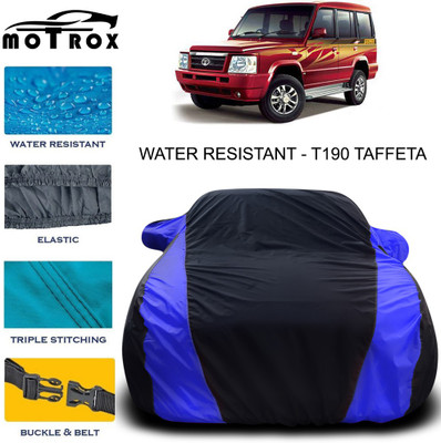 MoTRoX Car Cover For Tata Sumo Gold (With Mirror Pockets)(Blue)