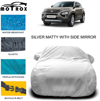 MoTRoX Car Cover For Tata Harrier (With Mirror Pockets)(Silver)