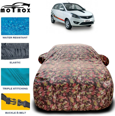MoTRoX Car Cover For Tata Bolt (With Mirror Pockets)(Brown)