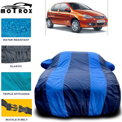 MoTRoX Car Cover For Tata Indica eV2(Blue)