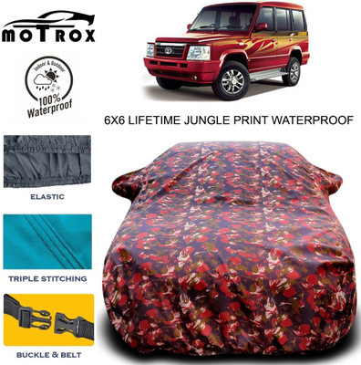 MoTRoX Car Cover For Tata Sumo Gold (With Mirror Pockets)(Multicolor)
