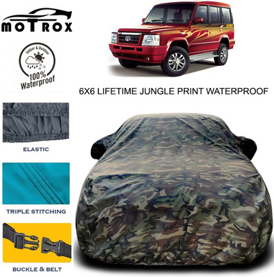 MoTRoX Car Cover For Tata Sumo Gold (With Mirror Pockets)(Multicolor)