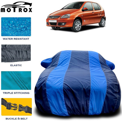 MoTRoX Car Cover For Tata Indica (With Mirror Pockets)(Blue)