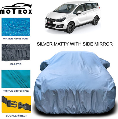 MoTRoX Car Cover For Mahindra Marazzo (With Mirror Pockets)(Silver)