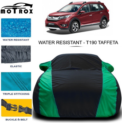 MoTRoX Car Cover For Honda BRV (With Mirror Pockets)(Green)