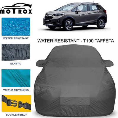 MoTRoX Car Cover For Honda WRV (With Mirror Pockets)(Grey)