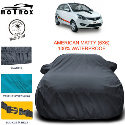 MoTRoX Car Cover For Tata Bolt (With Mirror Pockets)(Grey)