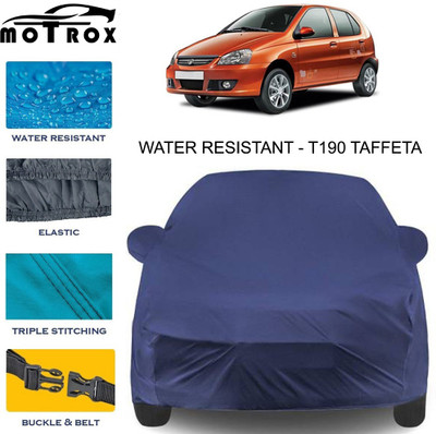 MoTRoX Car Cover For Tata Indica (With Mirror Pockets)(Blue)