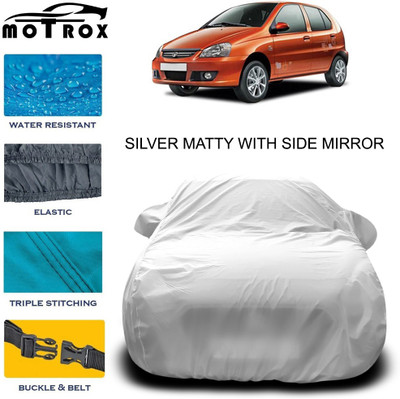 MoTRoX Car Cover For Tata Indica (With Mirror Pockets)(Silver)