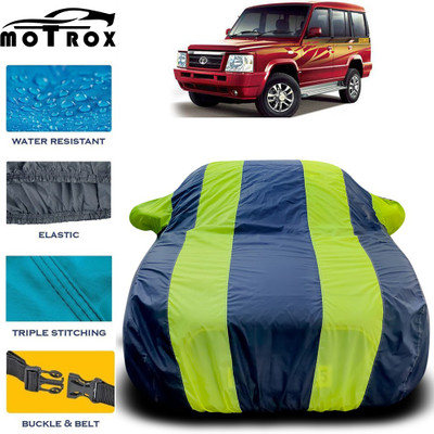 MoTRoX Car Cover For Tata Sumo Gold (With Mirror Pockets)(Green)
