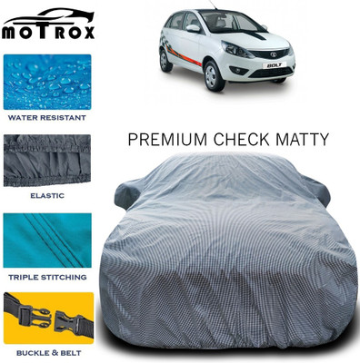 MoTRoX Car Cover For Tata Bolt (With Mirror Pockets)(Grey)