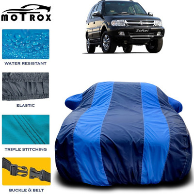 MoTRoX Car Cover For Tata Safari(Blue)