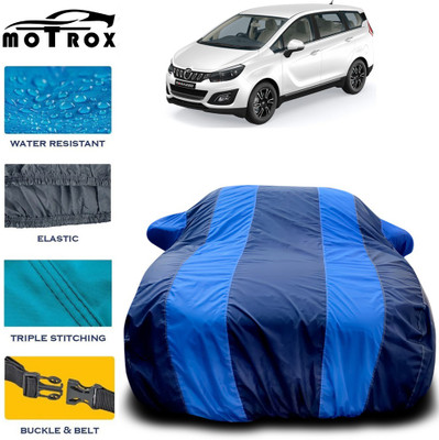 MoTRoX Car Cover For Mahindra Marazzo (With Mirror Pockets)(Blue)