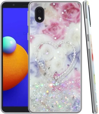 CASE CREATION Back Cover for Samsung Galaxy A01 Core Sparkle glitter Bling Smart Case Cover(Multicolor, 3D Case, Pack of: 1)