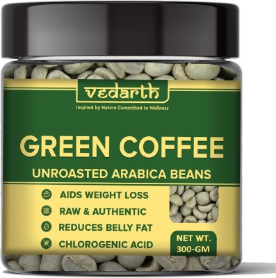 Vedarth Organic Green Coffee Beans, Arabica Aa Grade. Un-Roast & Ground Coffee Coffee Beans(1200 g)