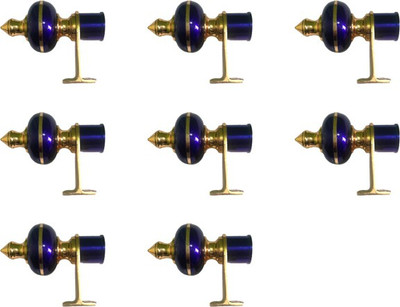 Robust Dark Blue Rod Rail Bracket Metal(Pack of 8)