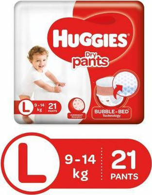 Huggies Dry pants diapers - L 21 Pieces - L(21 Pieces)