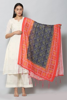 vaaba Art Silk Floral Print Women Dupatta