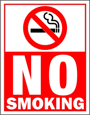 Craft Qila No Smoking Emergency Sign