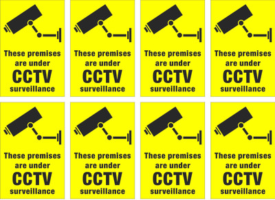 KARTMEN These Premises are under CCTV Surveillance Emergency Sign