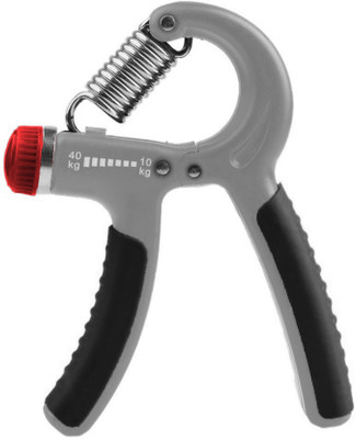 Zeempock Premium Adjustable 1-40kg Forearm & Grip Strength Trainer Hand Grip/Fitness Grip(Grey, Black)